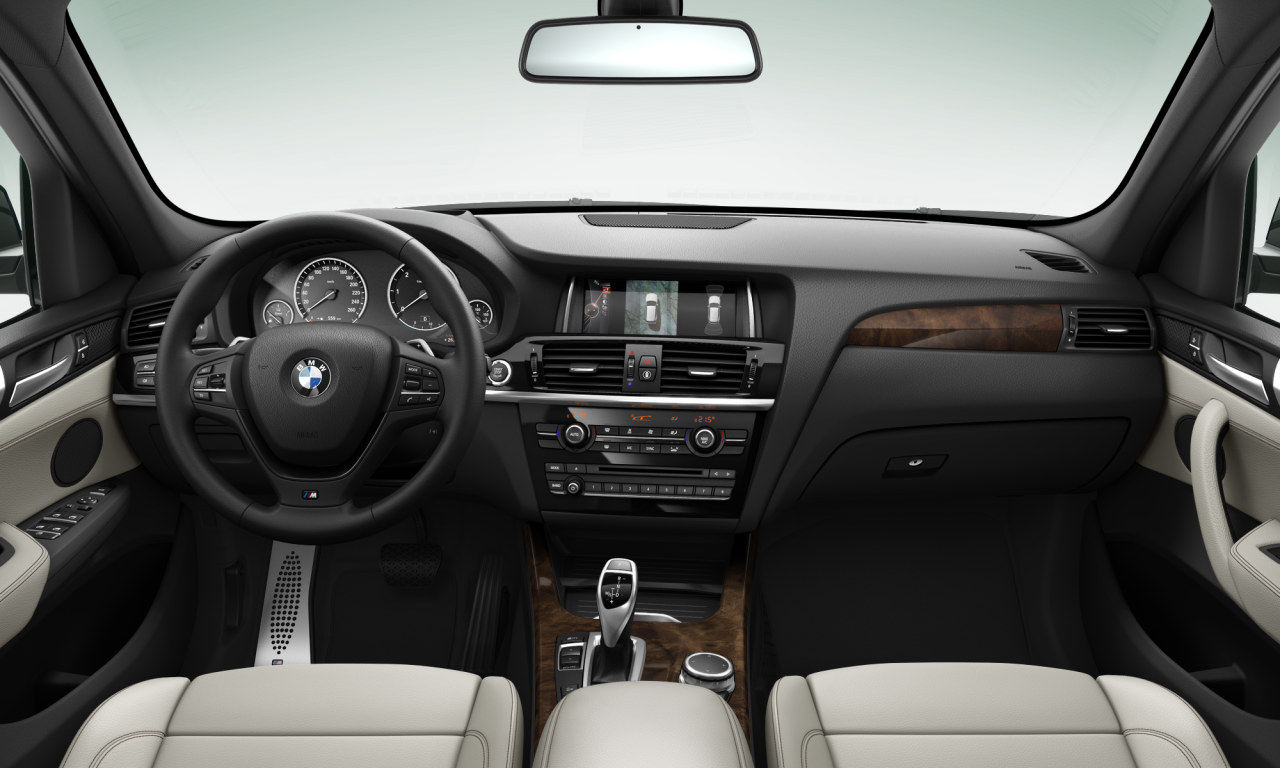 Interior of BMW X3 xDrive30d (F25), VIN WBAWY520600R03859