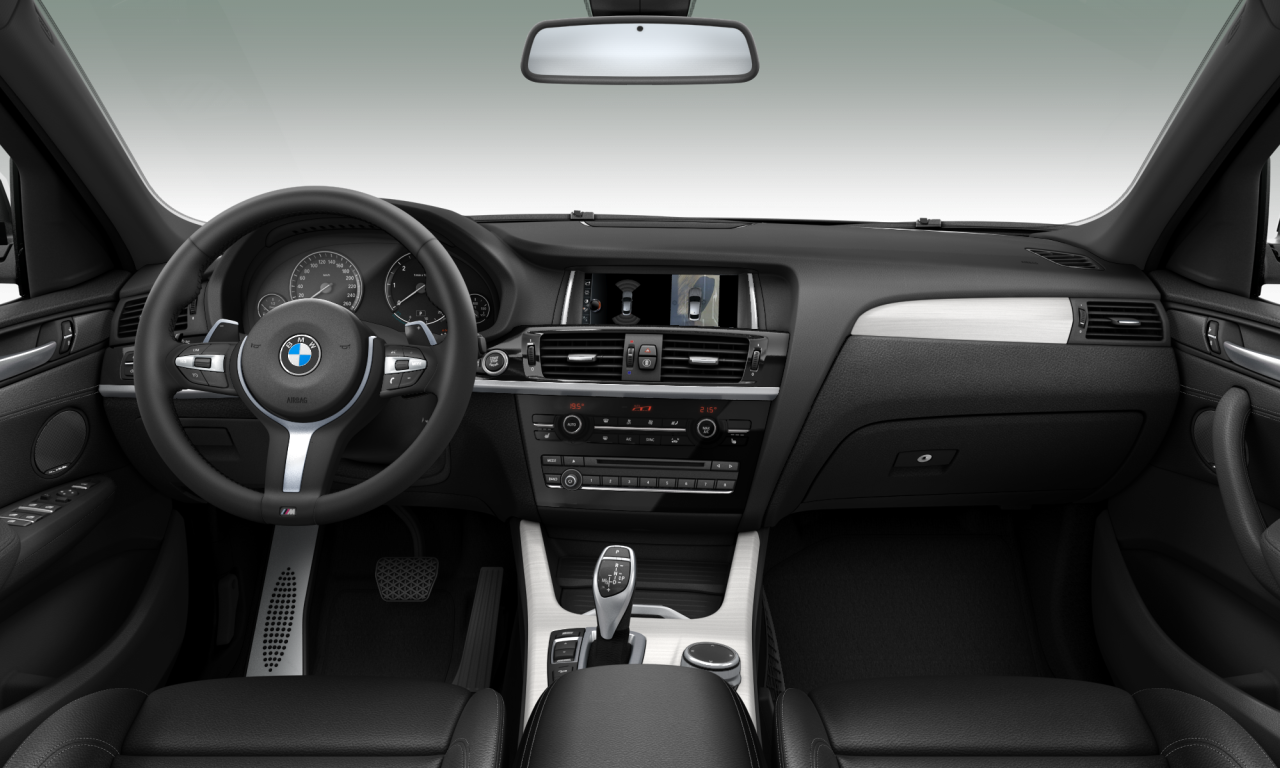 Interior of BMW X4 xDrive35d (F26), VIN WBAXX520X00G80249