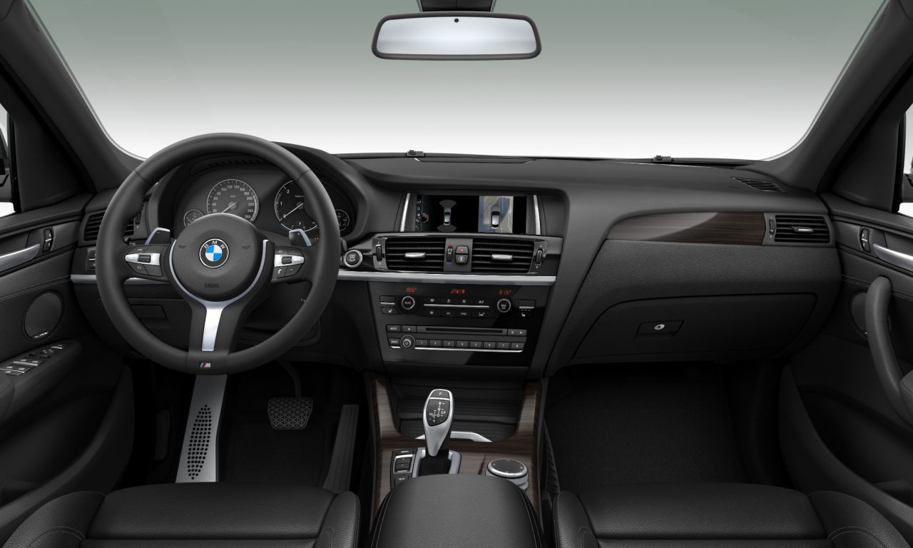 Interior of BMW X4 xDrive35d (F26), VIN WBAXX520000G68322