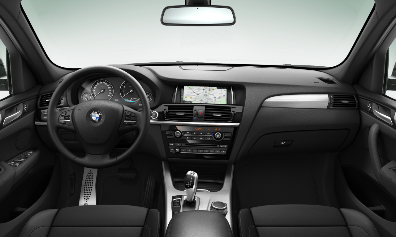 Interior of BMW X3 xDrive28i (F25), VIN WBAWX920000F71706