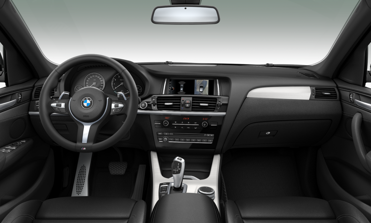Interior of BMW X4 xDrive20i (F26), VIN WBAXW120600V44676