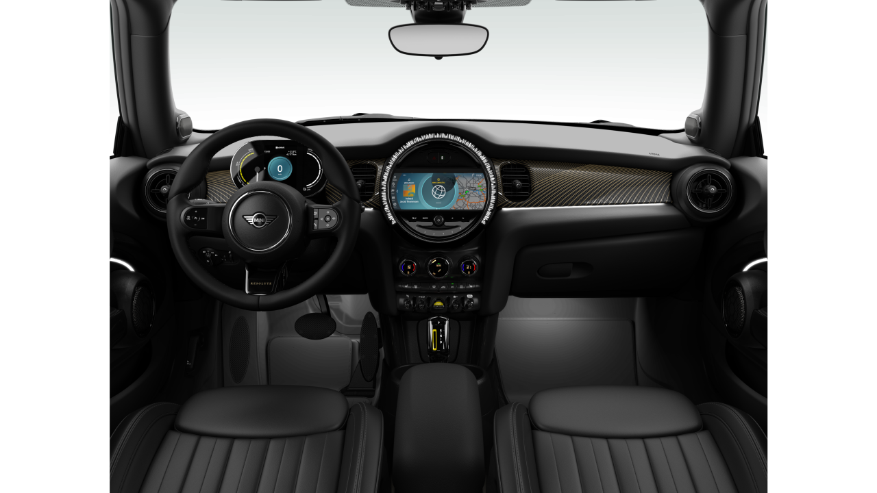 Interior of BMW MINI Cooper SE (F56 (MUE)), VIN WMW12DJ0402U09897