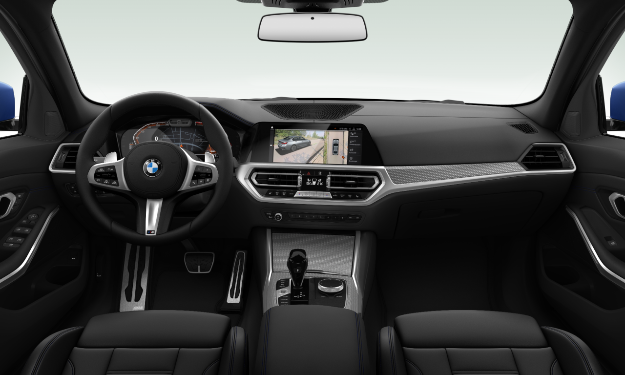 Interior of BMW 330i (G20), VIN WBA5R12010AK71963
