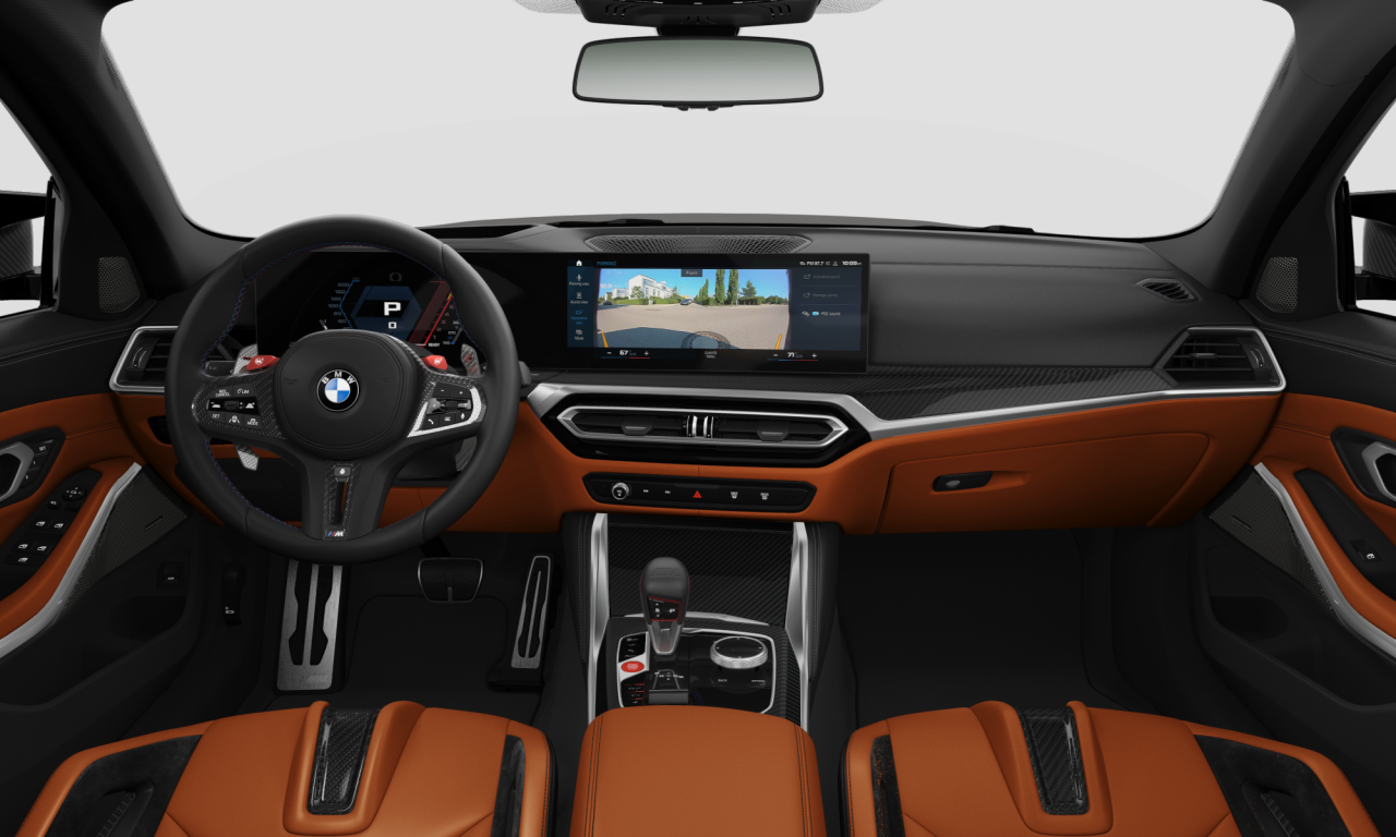 Interior of BMW M3 Competition M xDrive (G80), VIN WBS43AY03PFP27930