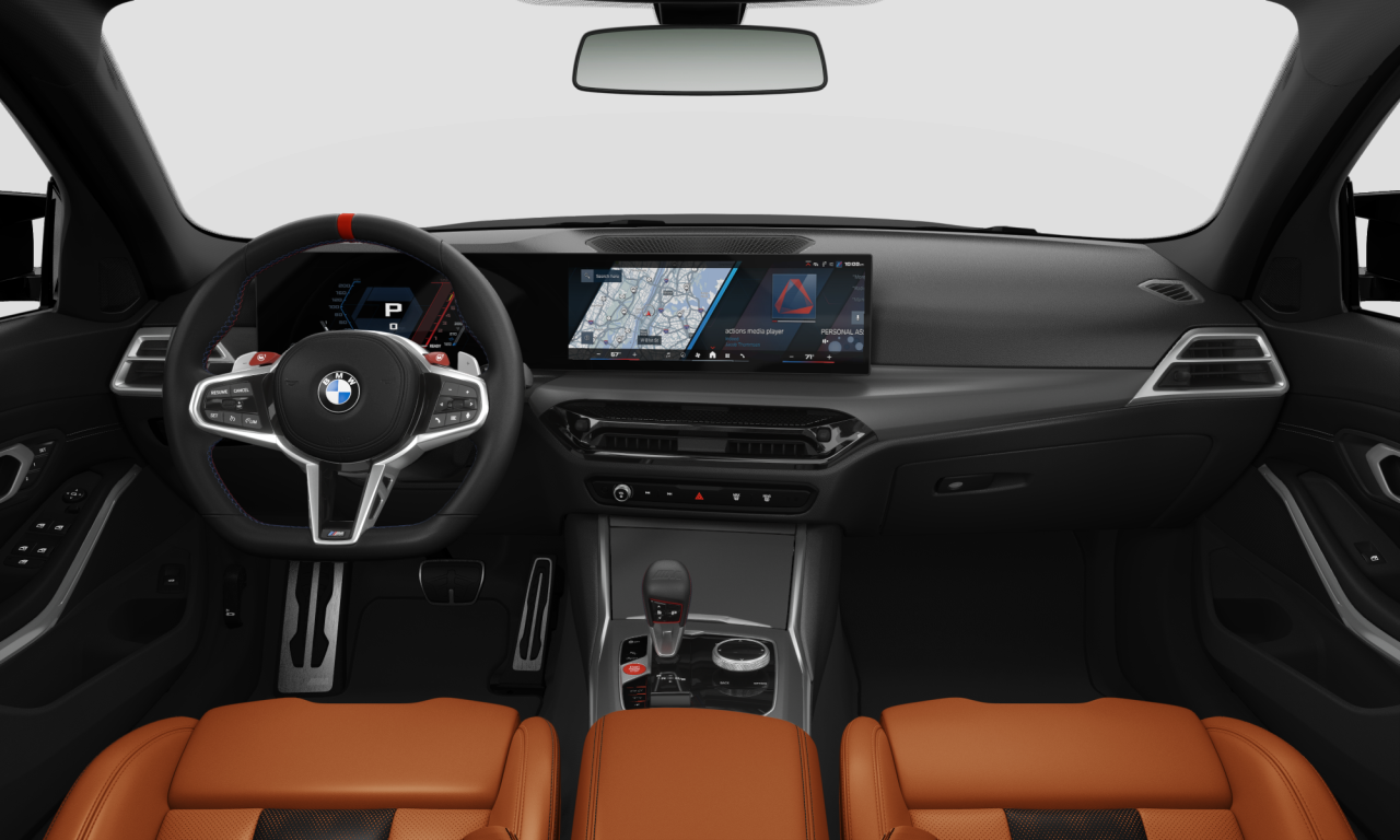 Interior of BMW M3 Competition M xDrive (G80 (MUE)), VIN WBS33HJ04TFV81269
