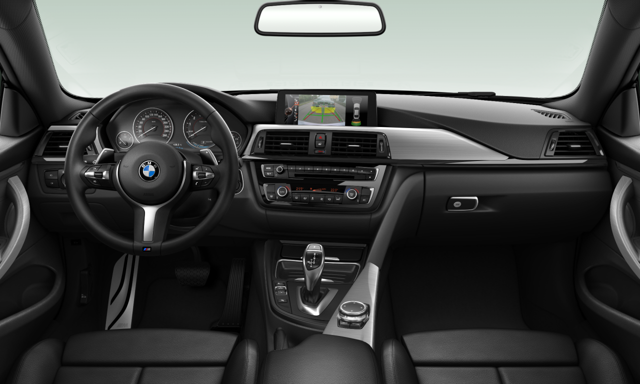 Interior of BMW 420i (F32), VIN WBA3N12010K410325