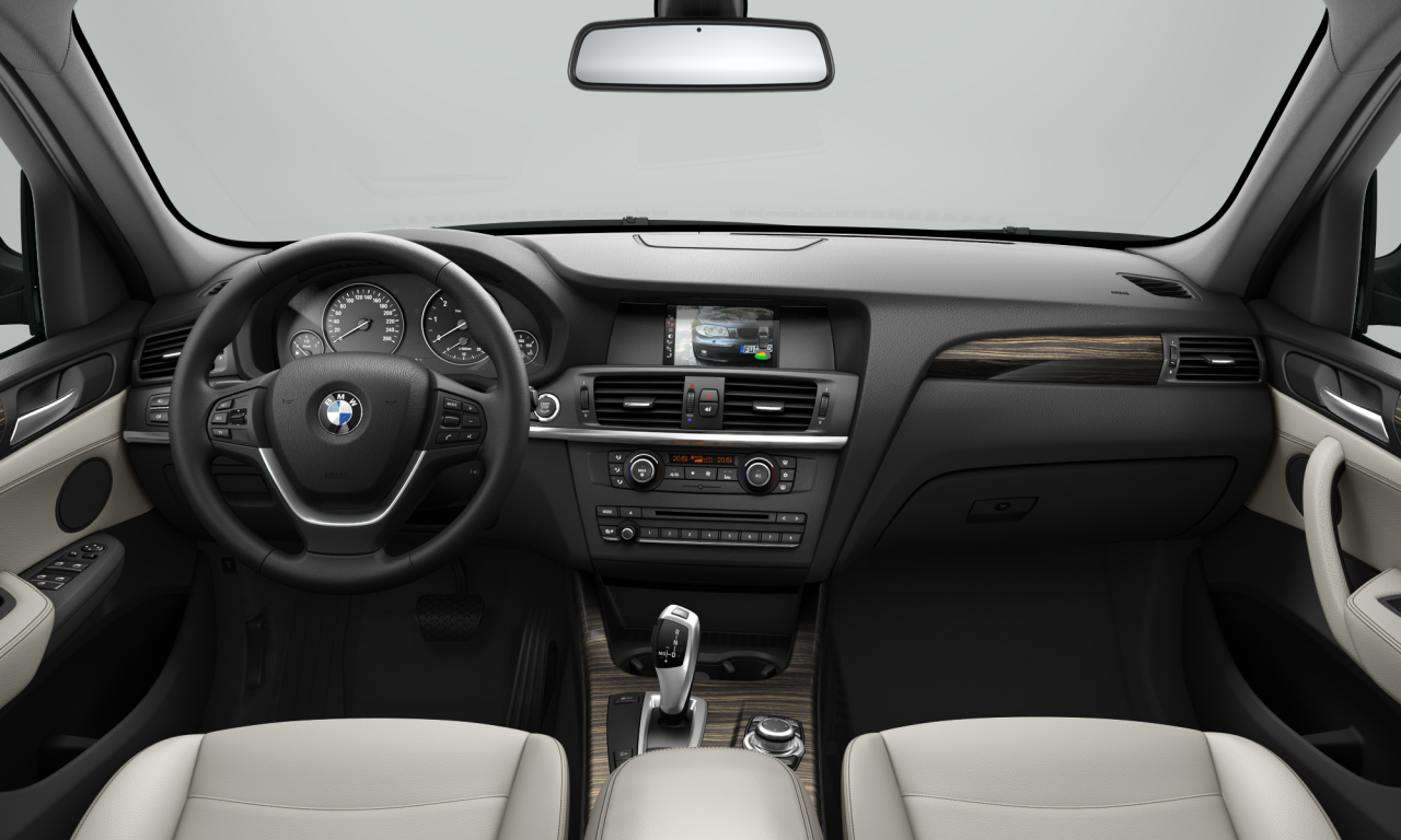 Interior of BMW X3 xDrive20d (F25), VIN WBAWY32090L675861