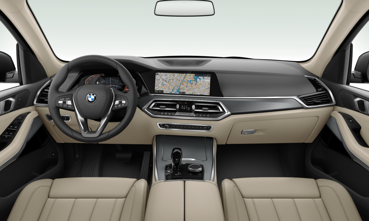Interior of BMW X5 xDrive40i (G05), VIN 5UXCR6C01LLL65340