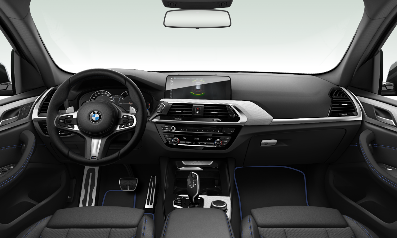 Interior of BMW X3 xDrive20d (G01), VIN WBATX32010LB31816
