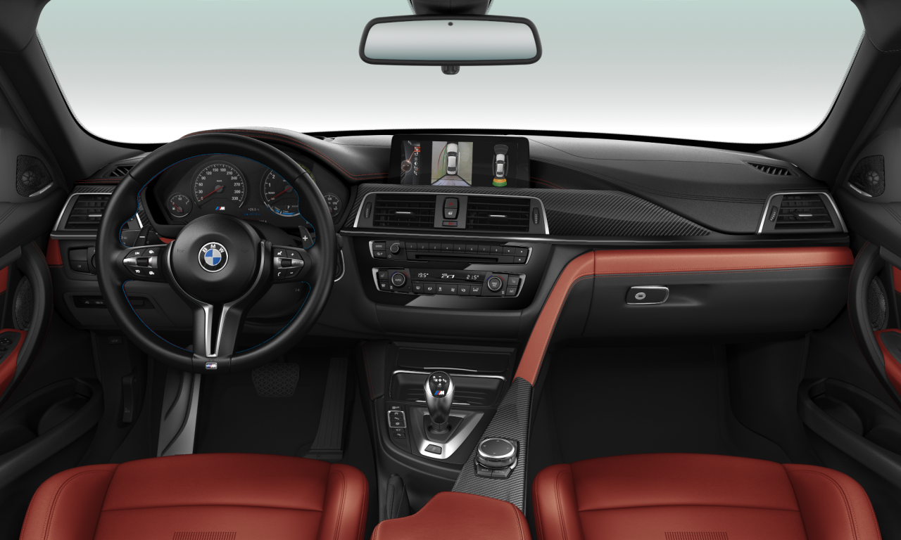 Interior of BMW M3 (F80 (MUE)), VIN WBS8M92030P972684