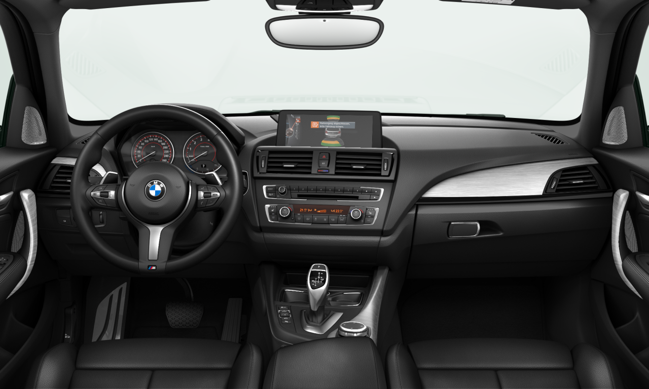 Interior of BMW M135i (F20), VIN WBA1B72060P595638