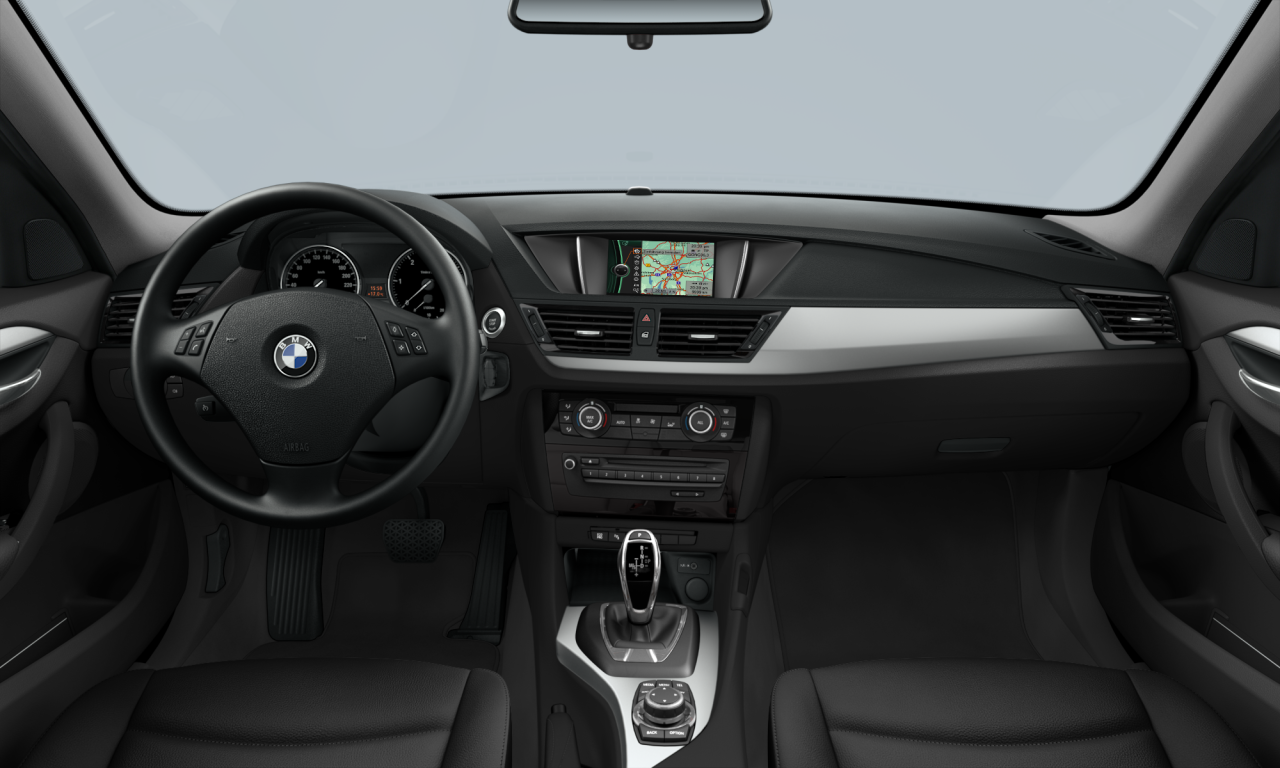 Interior of BMW X1 sDrive18d (E84), VIN WBAVN72030VX37366