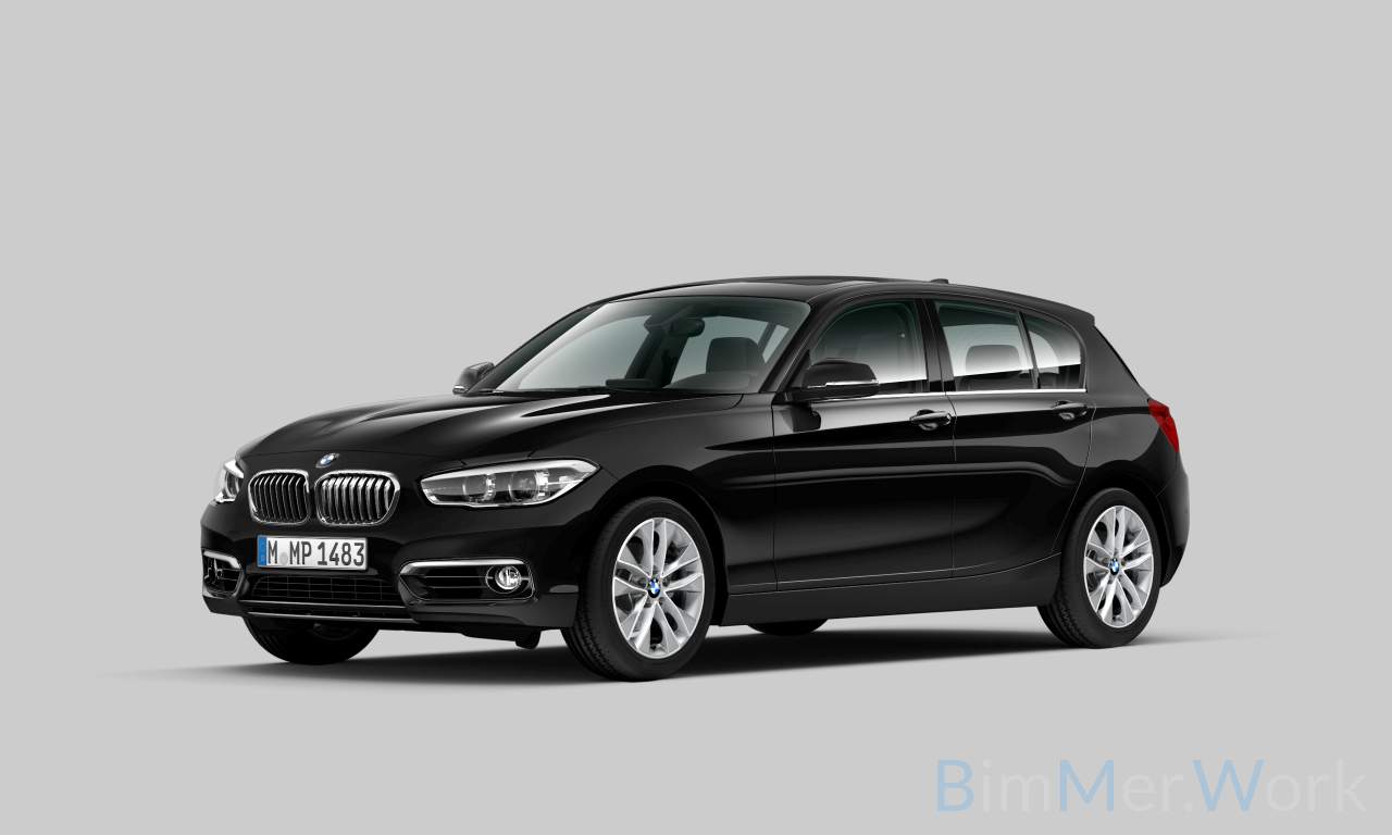 Exterior of BMW 118I A (F20), VIN WBA2R310605A91342