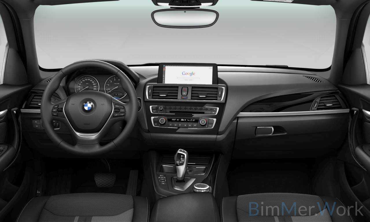 Interior of BMW 118I A (F20), VIN WBA2R310605A91342