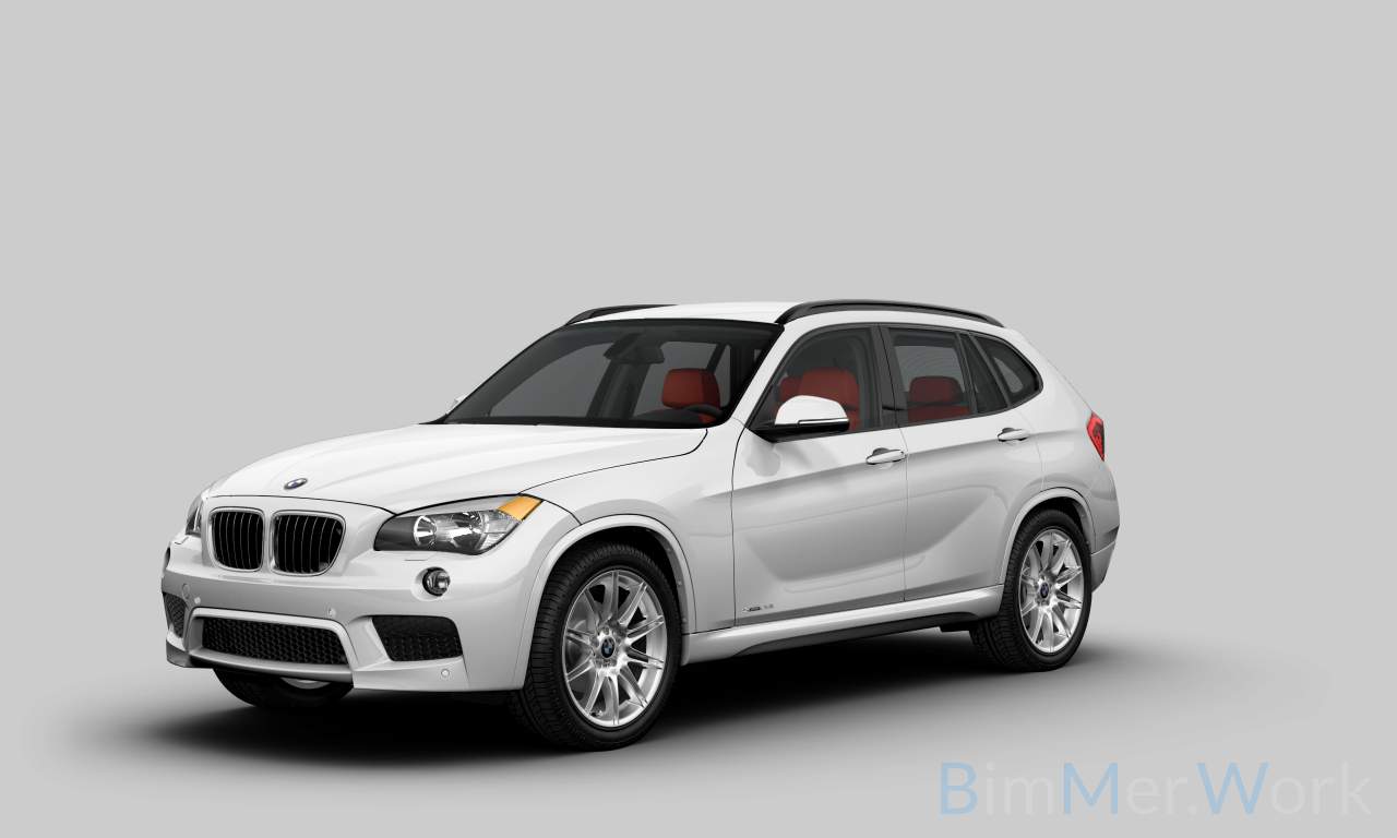 Exterior of BMW X1 sDrive28i (Sports Activity Vehicle (5 Doors)), VIN WBAVM1C5XDVW44344