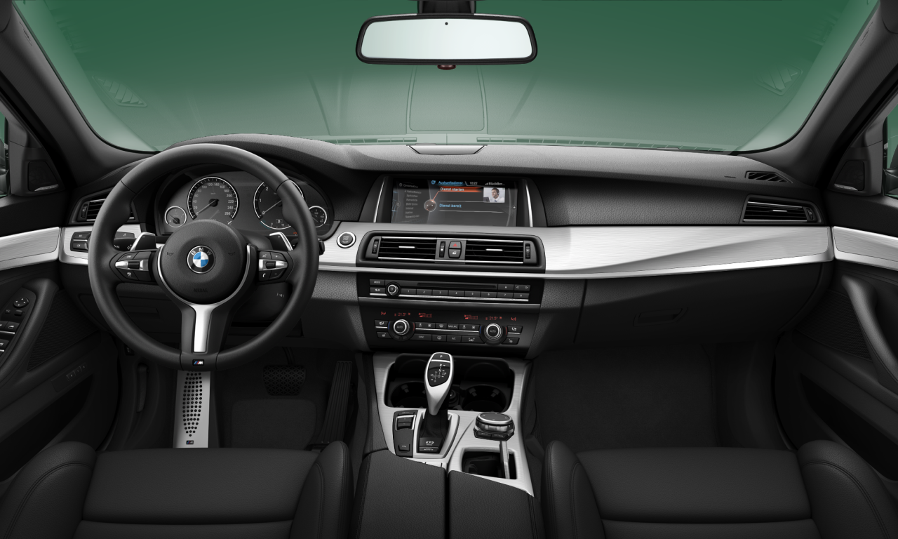 Interior of BMW 530d (F10 (MUE)), VIN WBA5D12070D864093