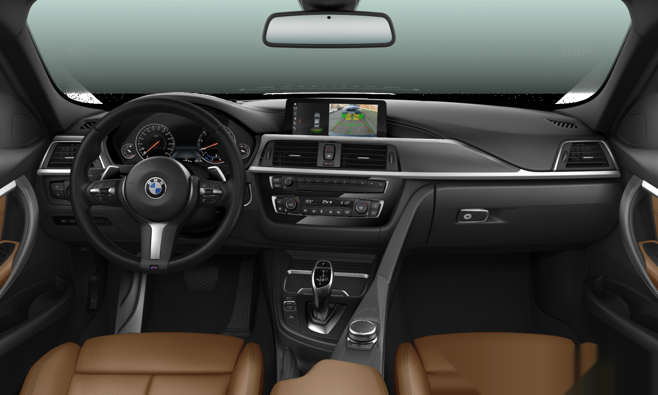 Interior of BMW 330i (F30 (MUE)), VIN WBA8B9105JA539187