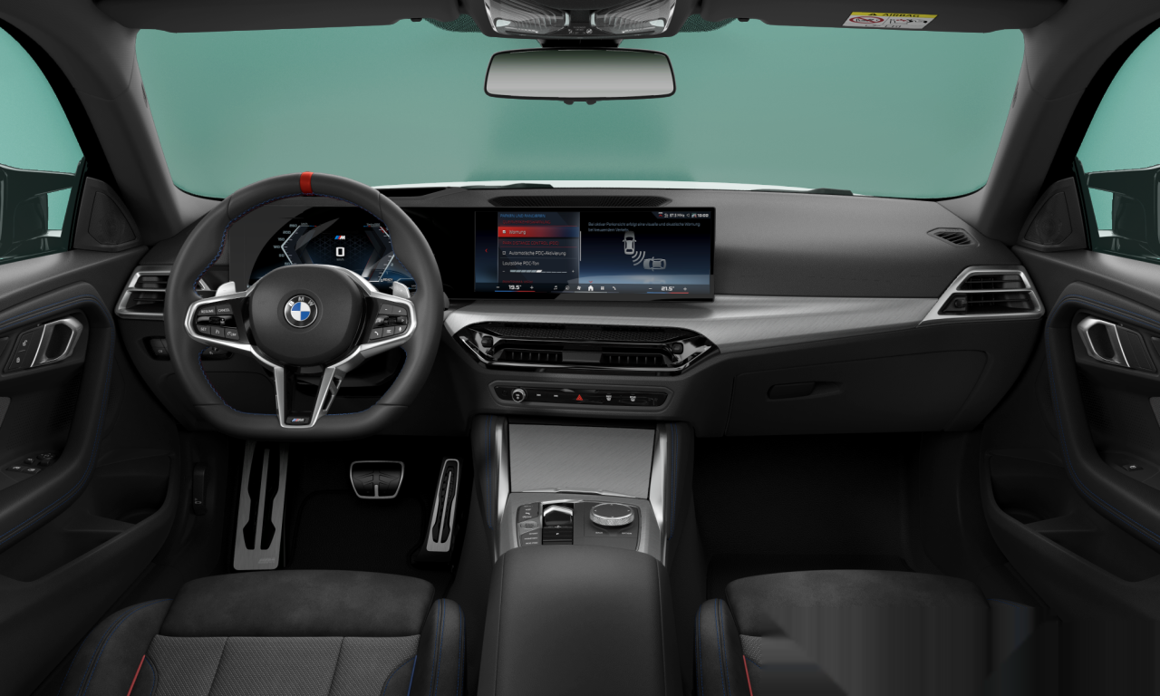 Interior of BMW M240i xDrive (G42), VIN WBA51CM0908F80316