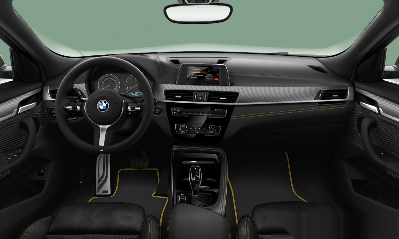 Interior of BMW X2 sDrive20i (F39), VIN WBAYH3109JEH47855