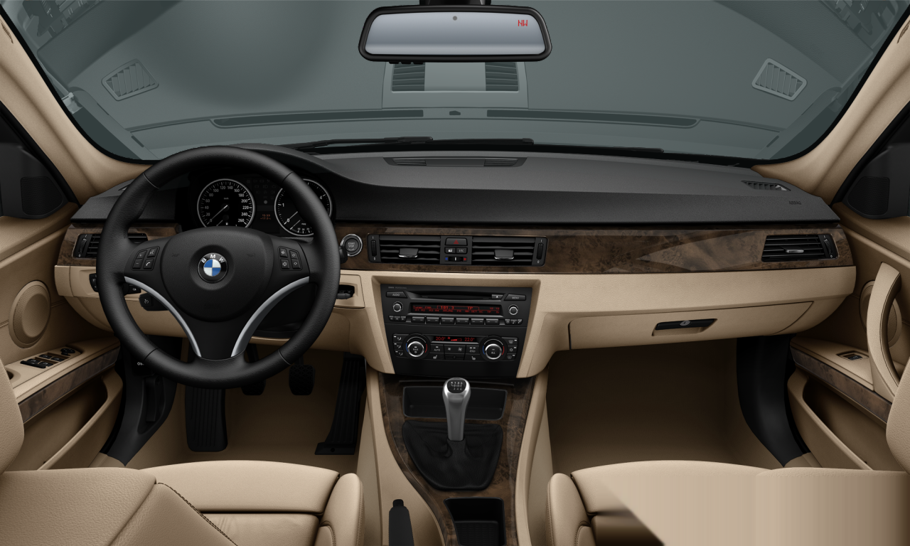Interior of 2010 BMW 328i (E90 (MUE)), VIN WBAPH5C51BA449175
