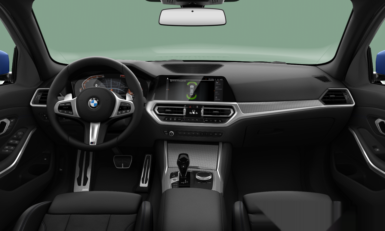 Interior of BMW 320i (G20), VIN WBA5F5106LFH36670