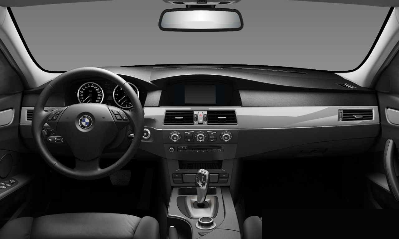 Interior of BMW 535d (E60 (MUE)), VIN WBANX91040CU46894