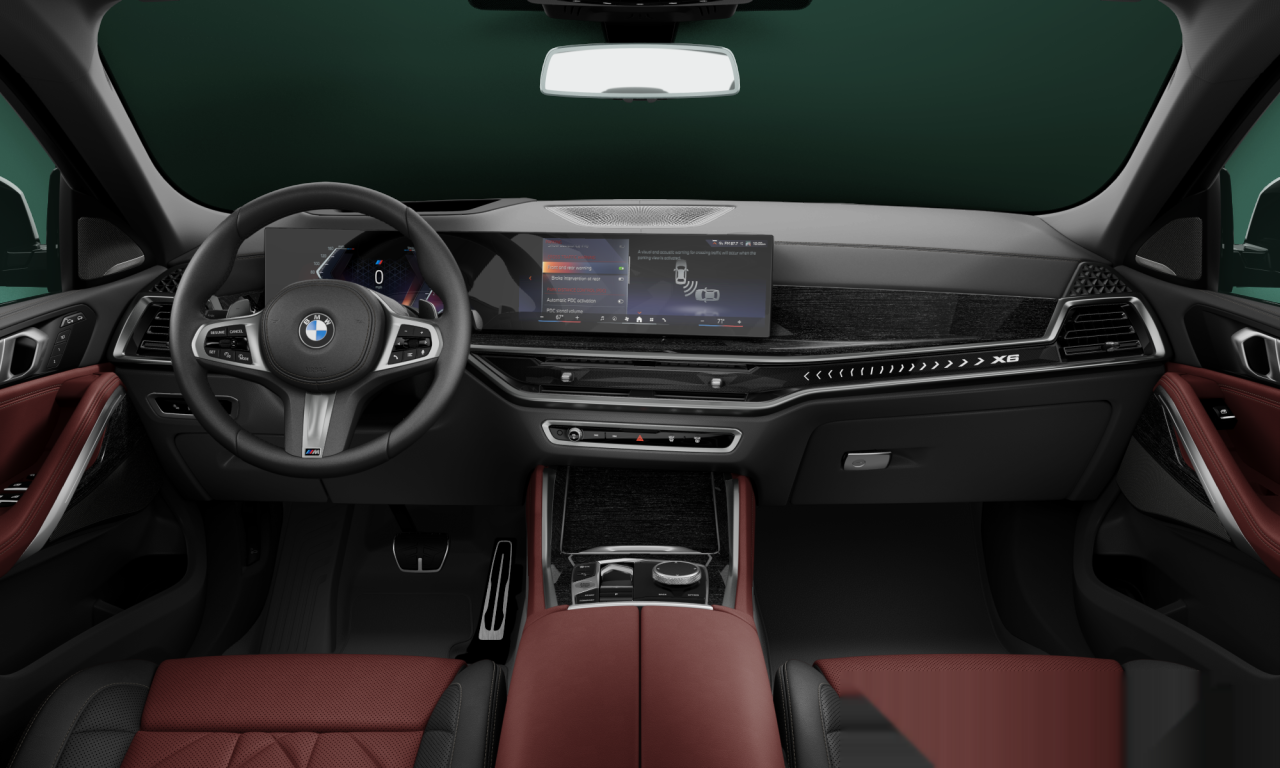 Interior of BMW X6 xDrive40i M Sport (G06 (MUE)), VIN 5UX33EX0XT9243417