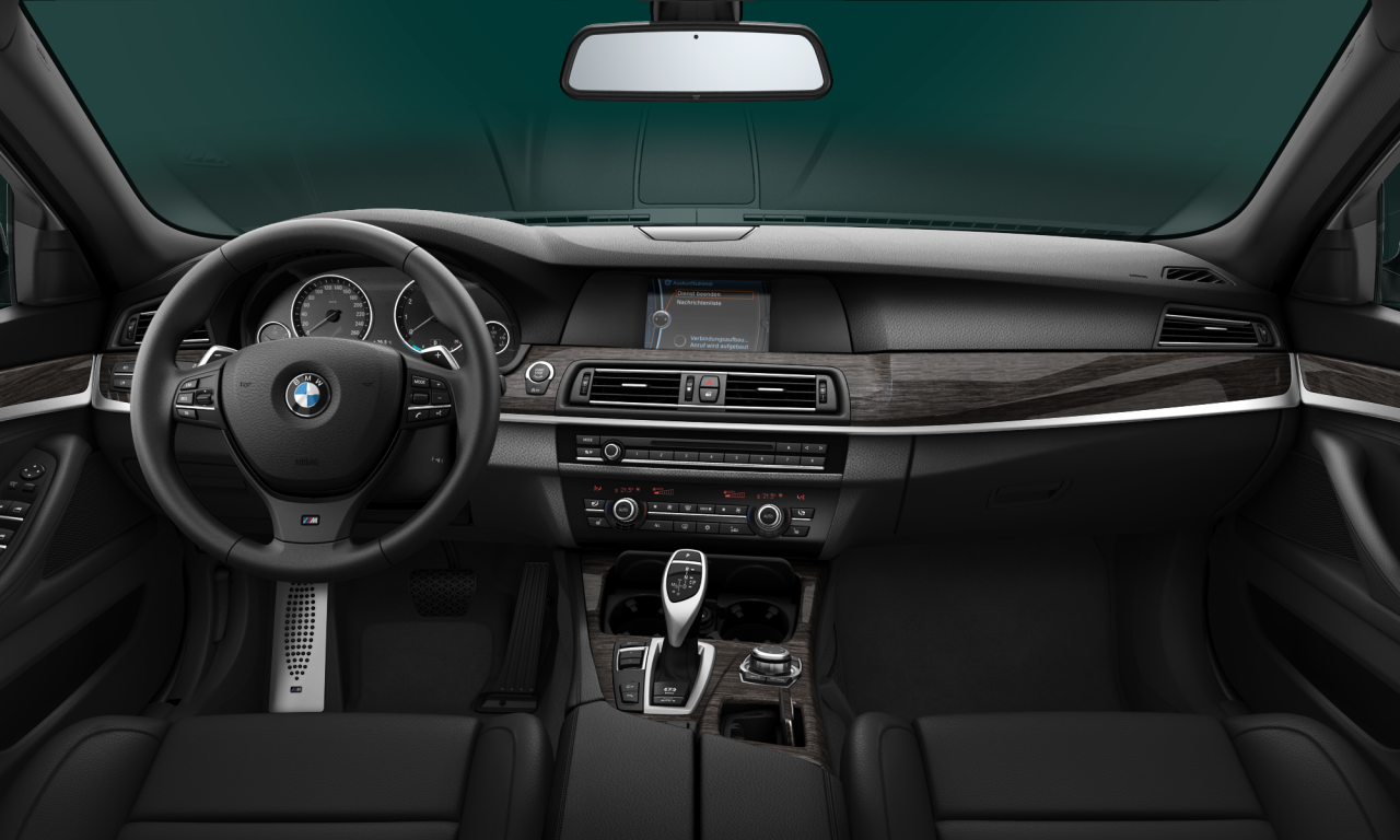 Interior of BMW 535i xDrive (F10), VIN WBAFU71090C693619