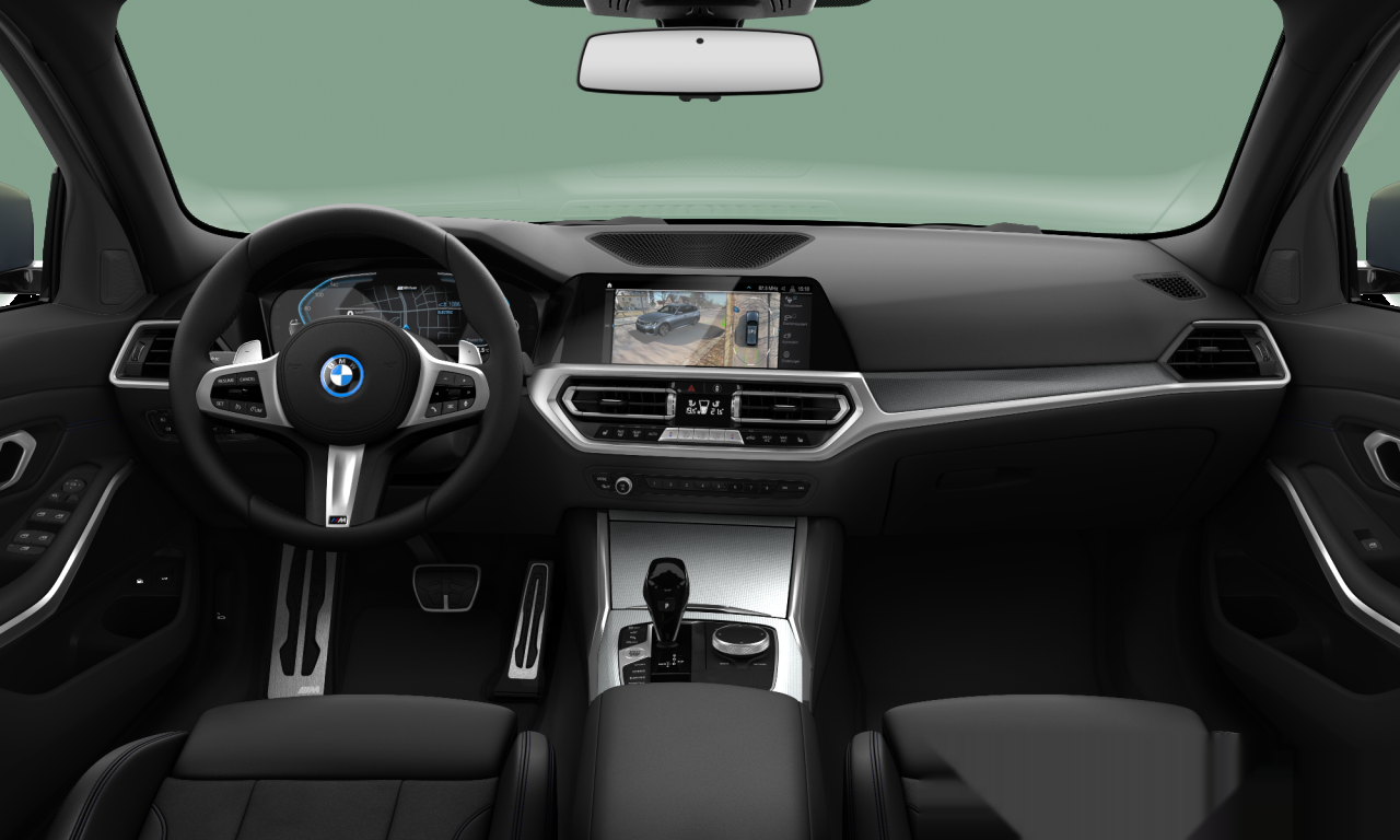 Interior of BMW 330e (G21), VIN WBA6N31060FM78395