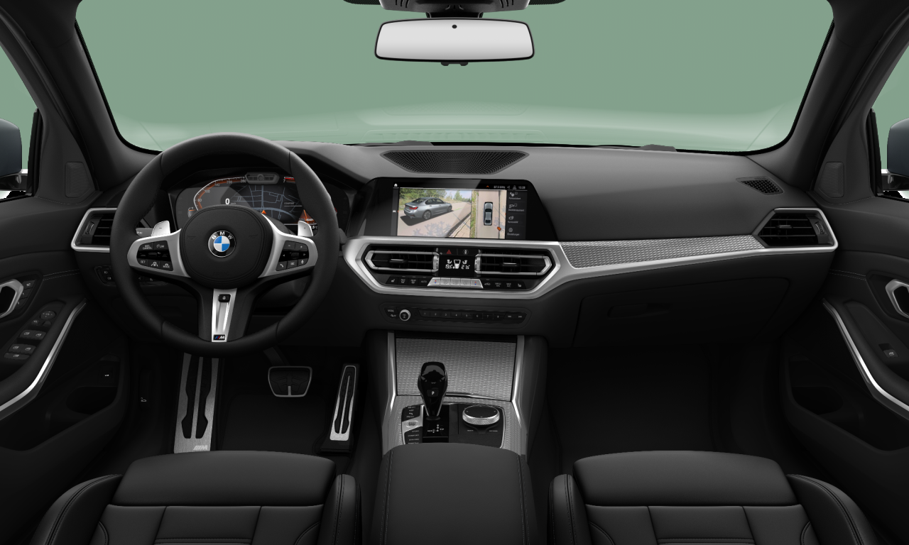 Interior of BMW 330i (G20), VIN WBA5R1107KAK30497