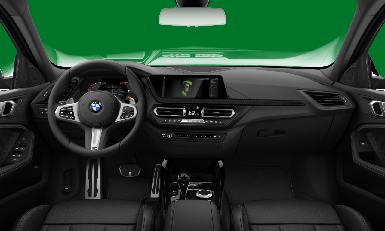 Interior of 2021 BMW 120d xDrive (F40), VIN WBA7N510507J34227