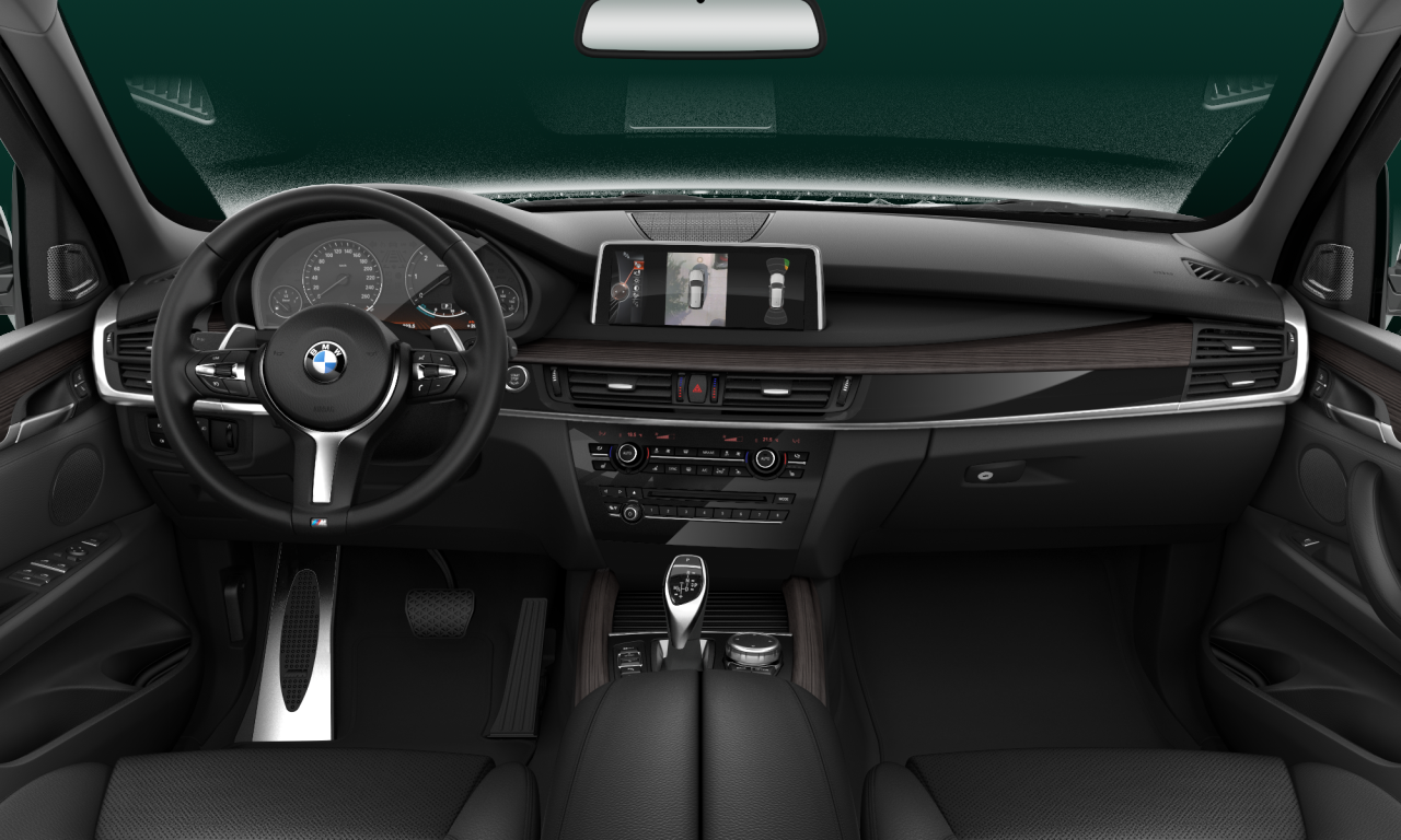 Interior of BMW X5 xDrive40d (F15), VIN WBAKS6101F0N58451