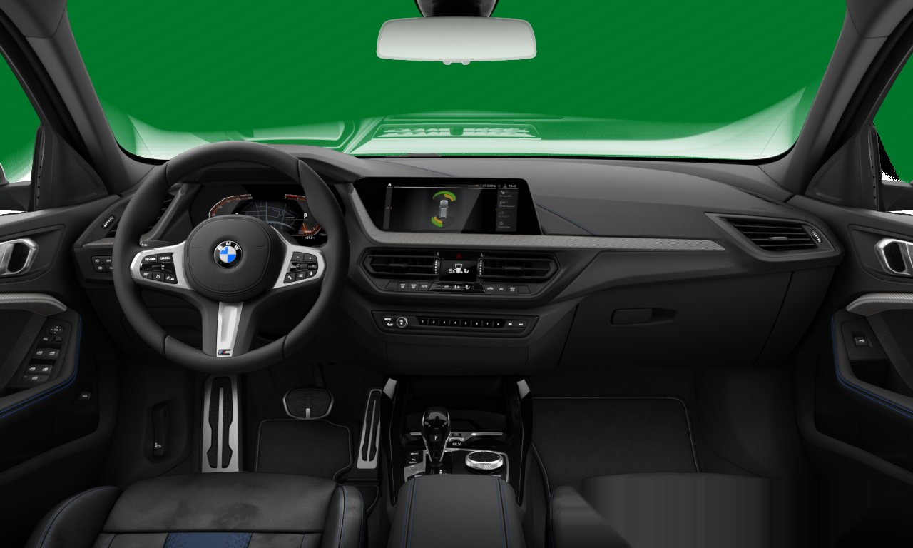 Interior of BMW 118i (F40), VIN WBA7K310807P13094