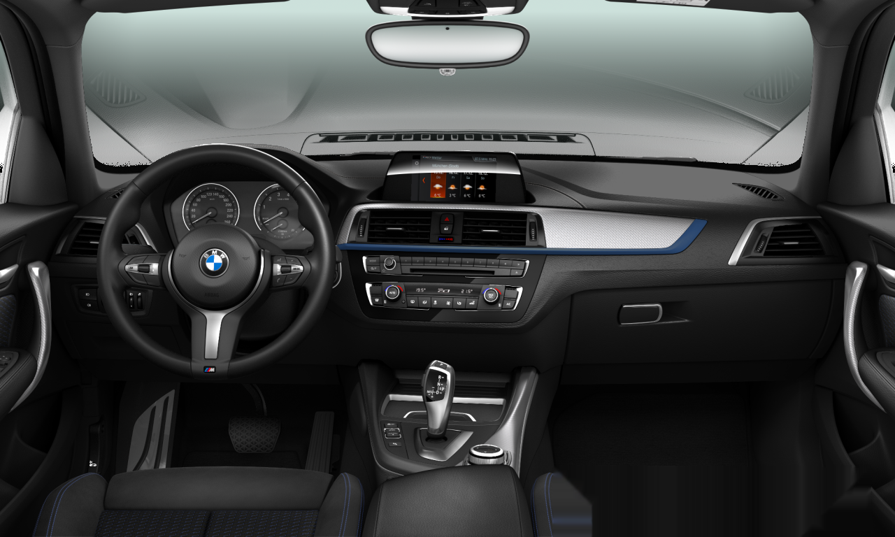 Interior of BMW 118i (F20 (MUE)), VIN WBA1R520905C80329