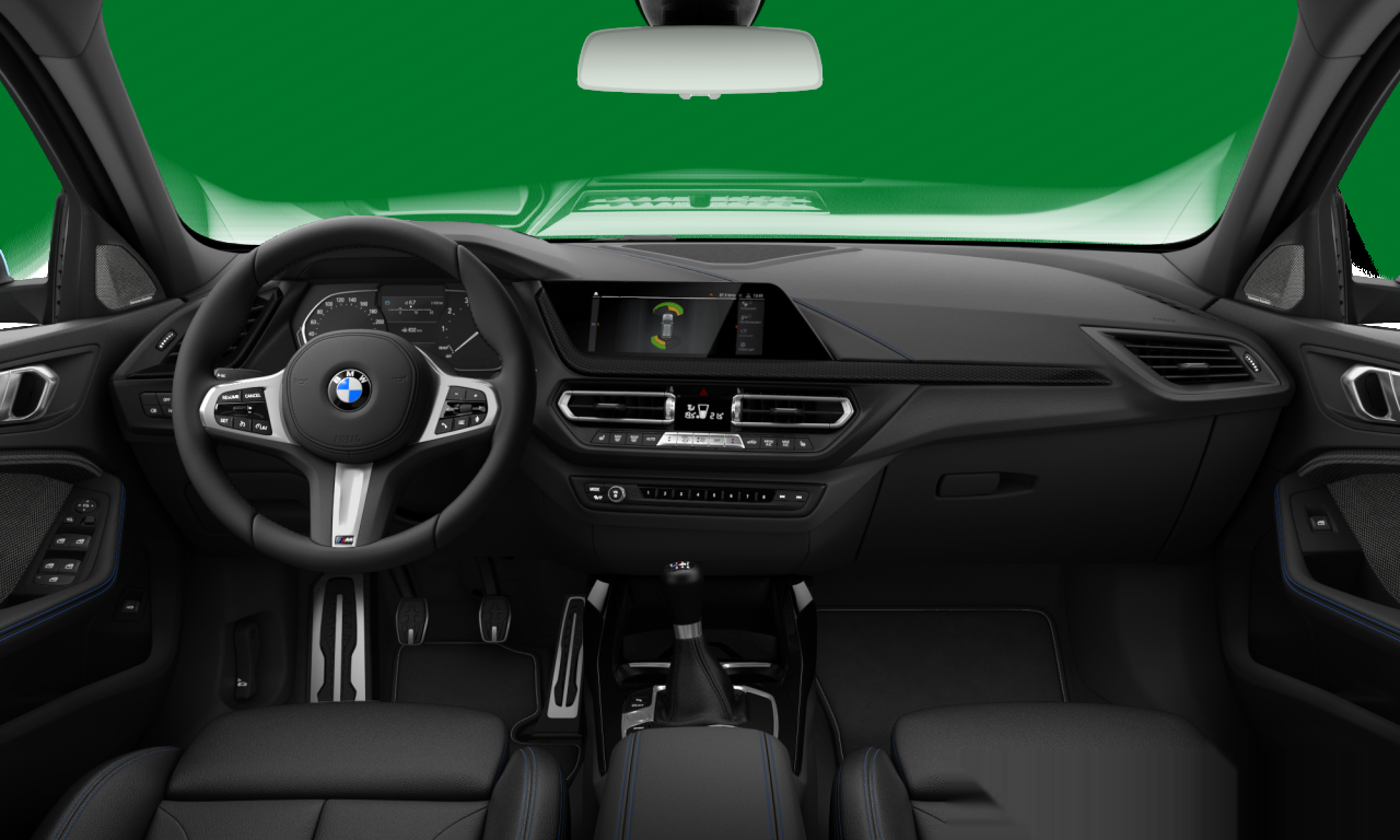 Interior of BMW 118i (F40), VIN WBA7K320605S57008
