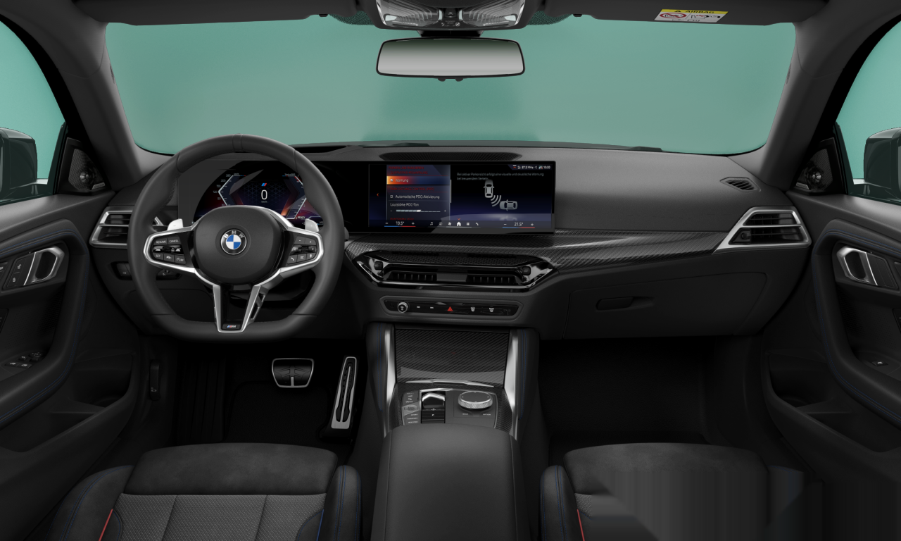 Interior of BMW 220i (G42), VIN WBA11CM0X08G12995