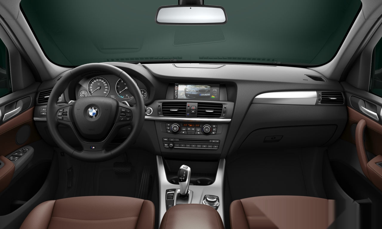 Interior of BMW X3 xDrive20d (F25), VIN WBAWY310200F04083
