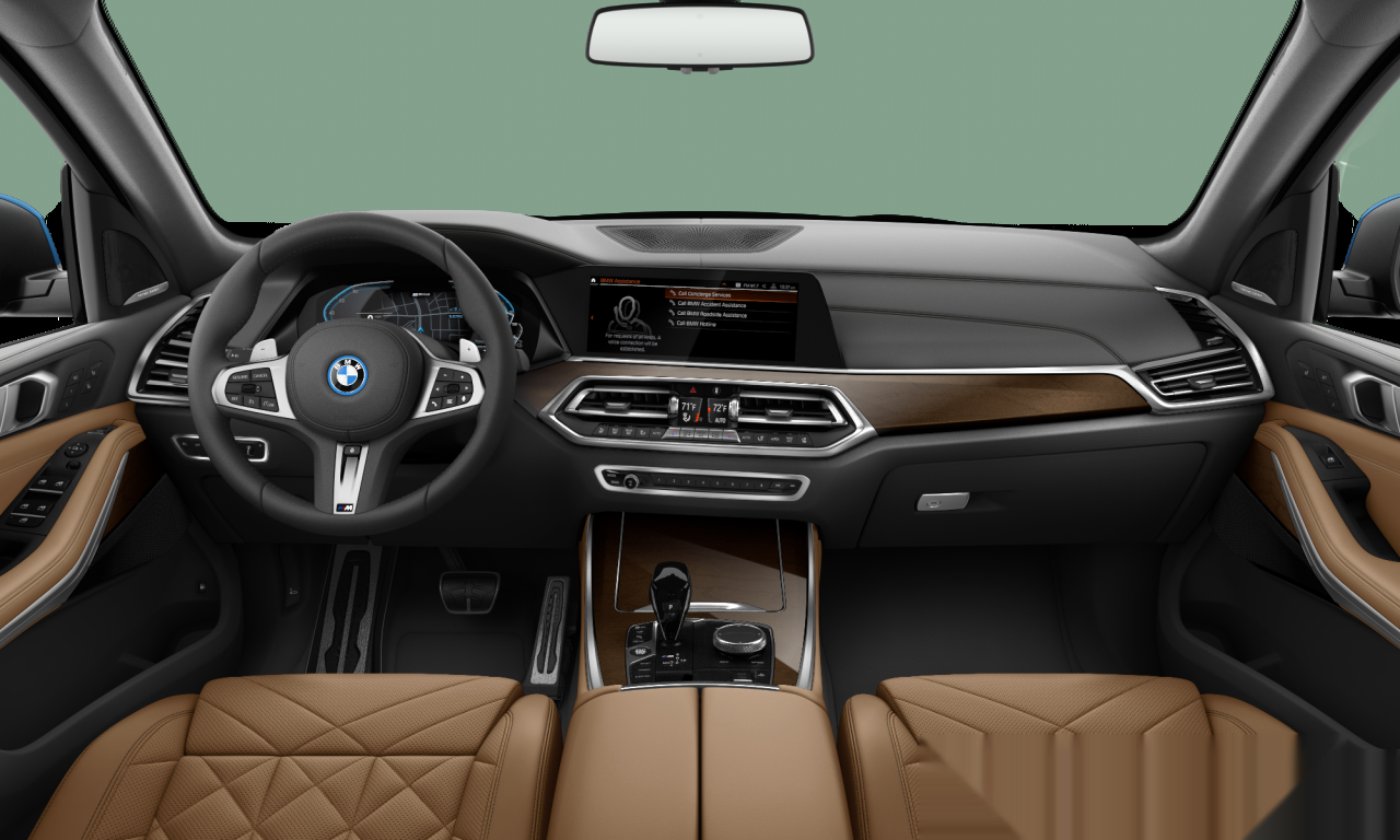 Interior of BMW X5 xDrive45e (G05), VIN 5UXTA6C01P9N76211