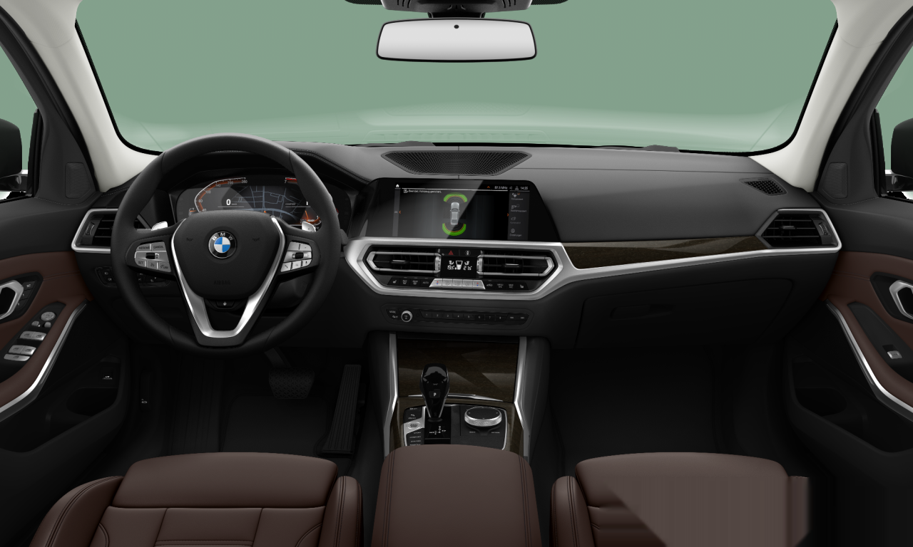 Interior of BMW 320i (G20), VIN WBA5X5103MFL54009