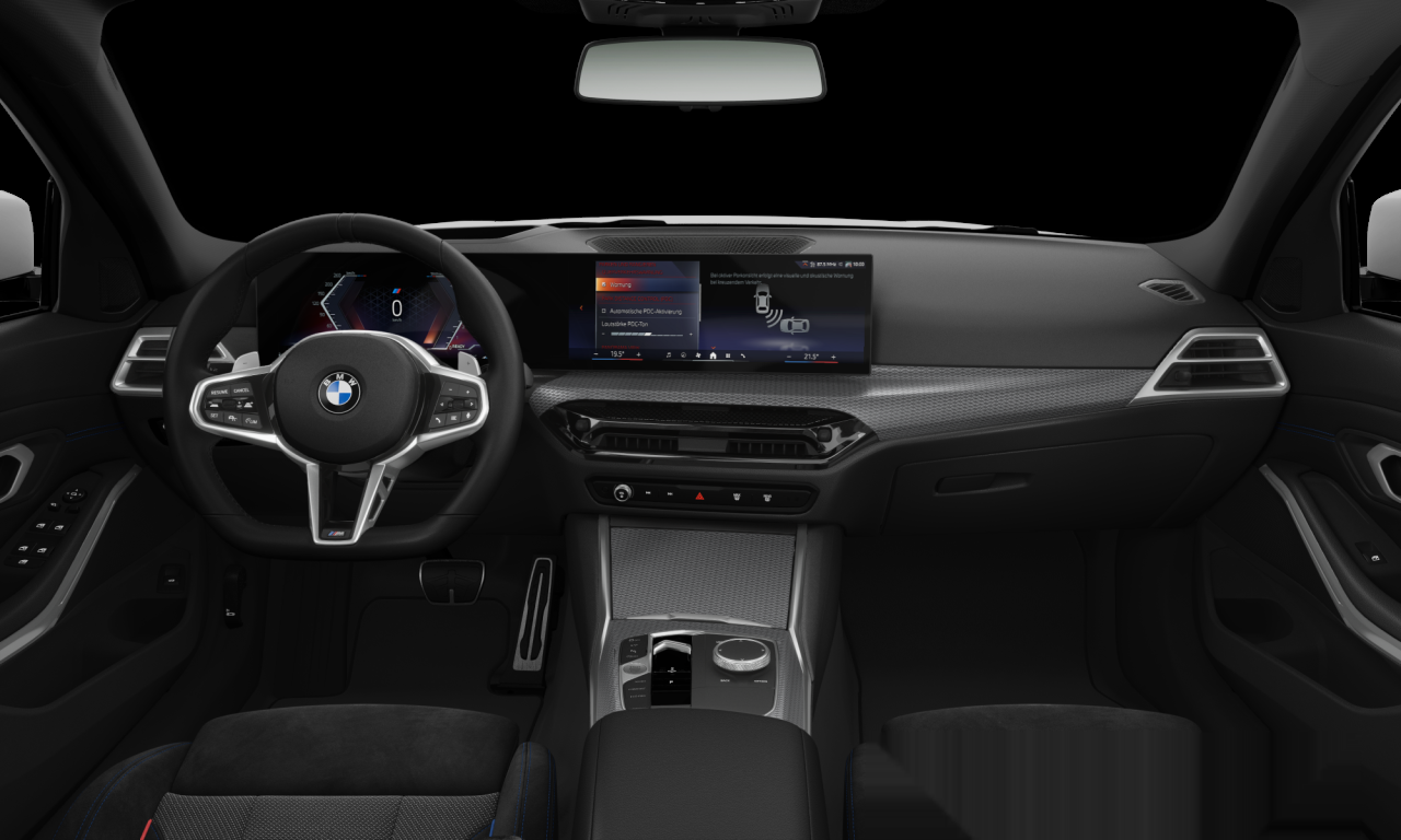 Interior of BMW 320i (G20 (MUE)), VIN WBA58FF0X08F76446