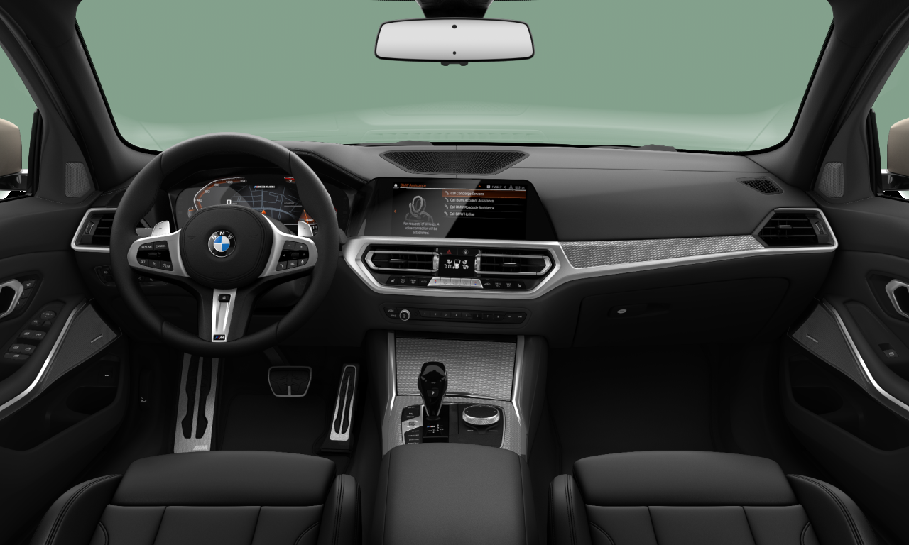 Interior of BMW M340i xDrive (G20), VIN WBA5U9C00LFJ80699
