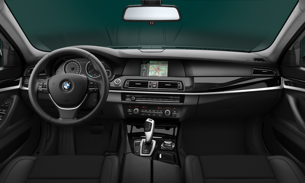Interior of BMW 520d (F11), VIN WBAMX11080DU50034