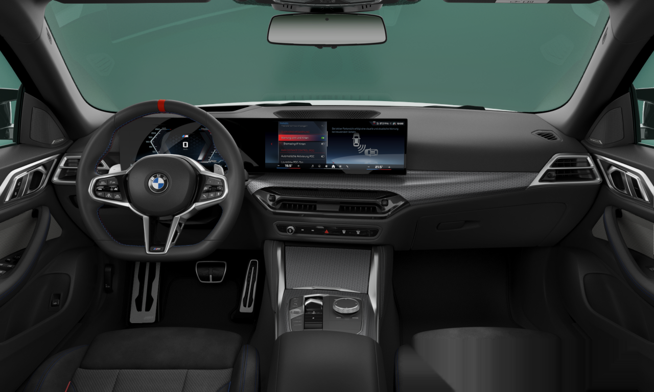 Interior of BMW M440i xDrive (G26 (MUE)), VIN WBA61HC000FV59771
