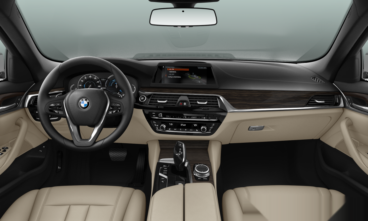 Interior of BMW 530e iPerformance (G30), VIN WBAJA9C53JB251613