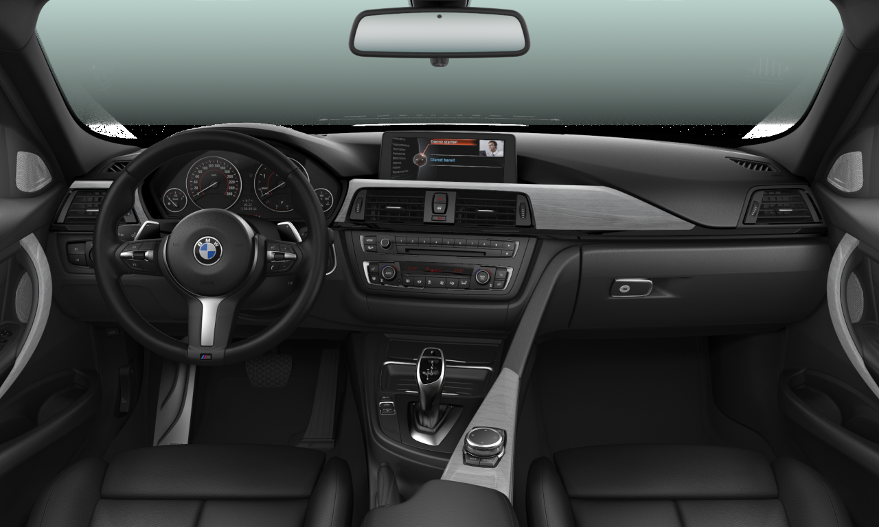 Interior of BMW 320d xDrive (F31), VIN WBA3K52090F580893