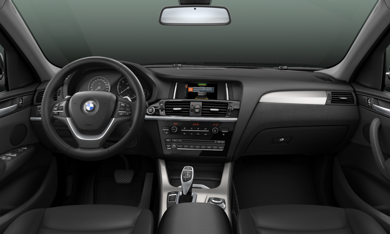 Interior of BMW X4 xDrive30d (F26), VIN WBAXX310200U34072