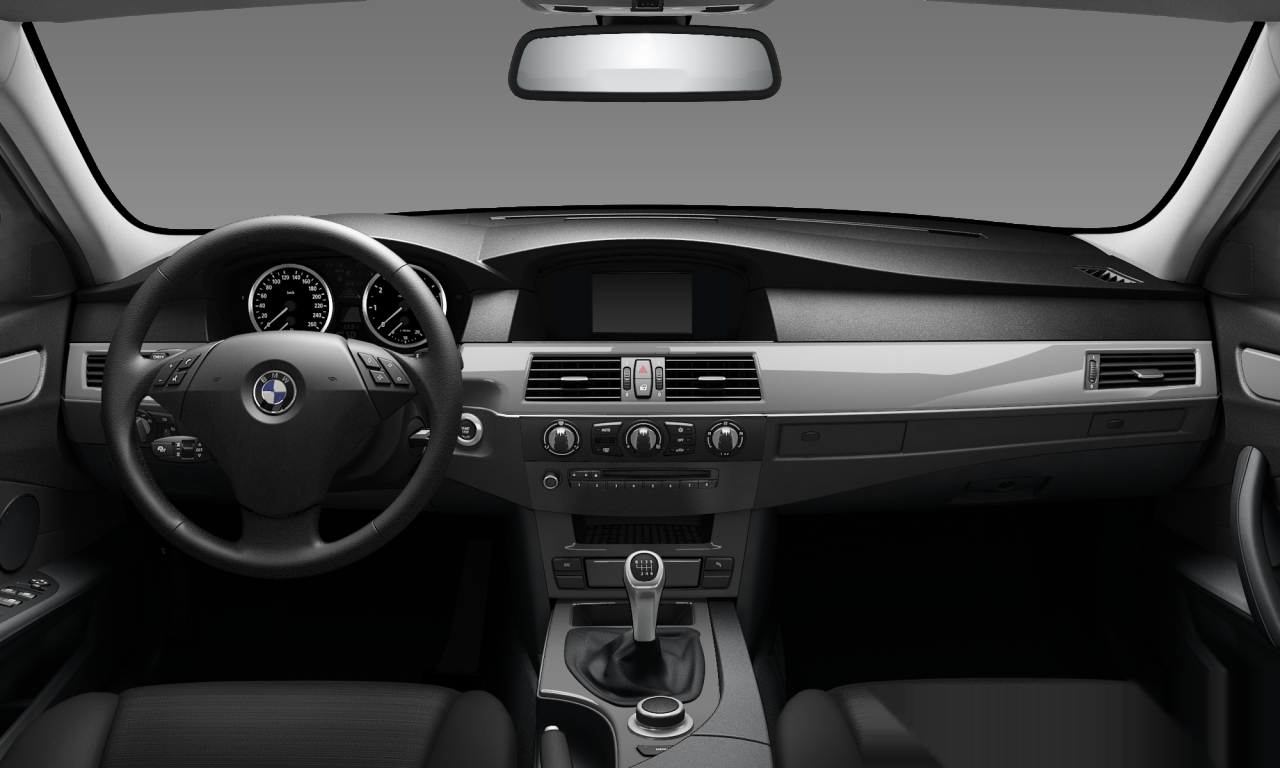 Interior of BMW 520i (E60 (MUE)), VIN WBANT31020CW10720