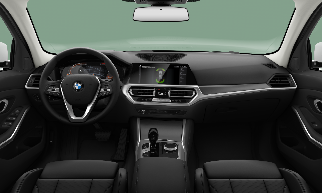 Interior of BMW 320i (G20), VIN WBA5F31000FL62487