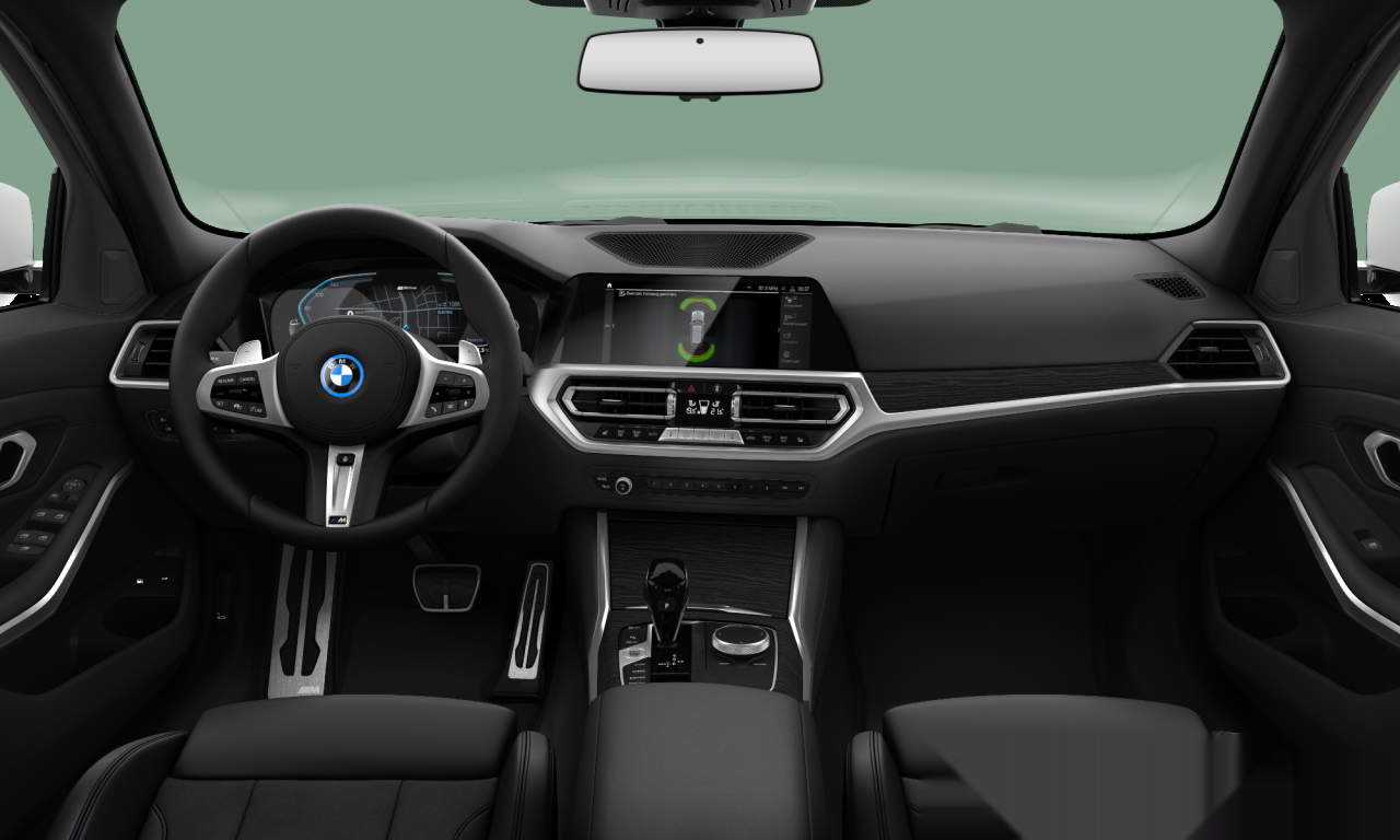 Interior of BMW 330e (G21), VIN WBA6N3105NFL64475