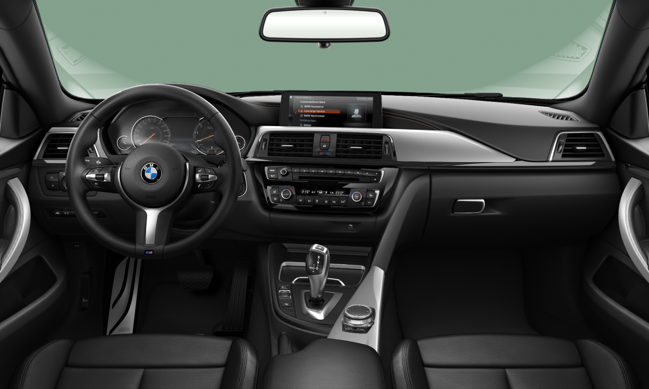 Interior of BMW 420i (F36 (MUE)), VIN WBA4H31030BV58937
